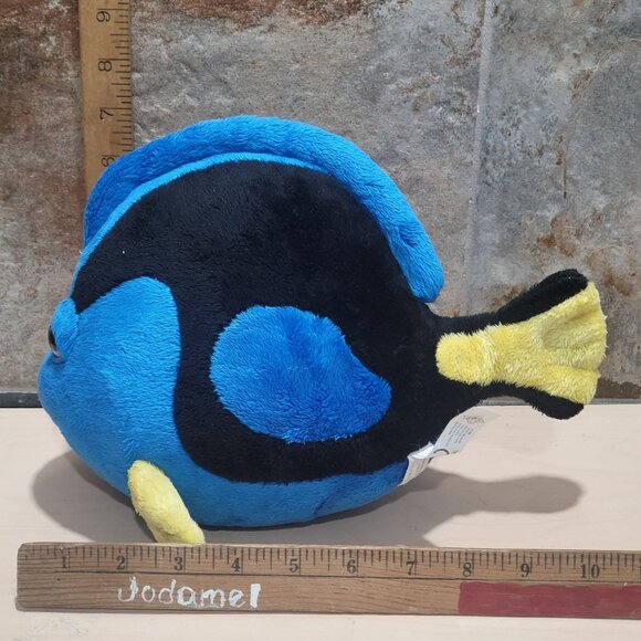 Petting Zoo Bright Eyes Blue Tang Fish Plush Toy 1994 - Picture 8 of 12